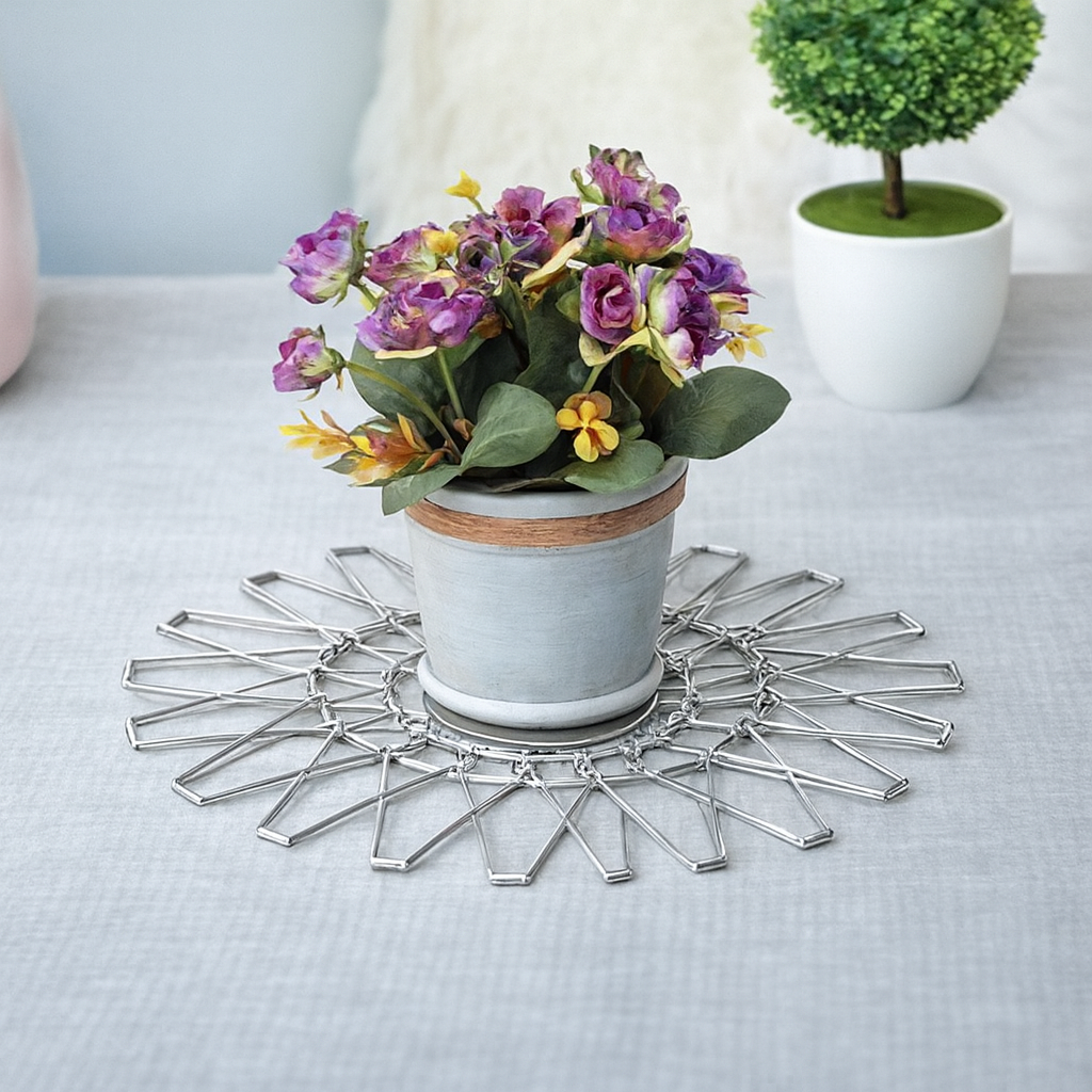 Multipurpose Steel Foldable Fruit Basket/Vegetable Basket Stand for Kitchen/Dining Table/Home(8 Shapes)